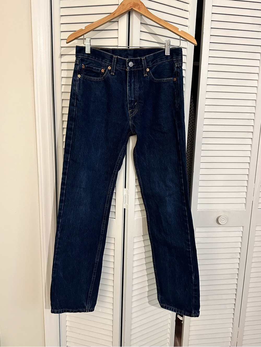 Levi's Dark Blue Straight-Leg Jeans